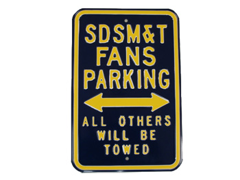 Sign Fan Parking Sdsm&T