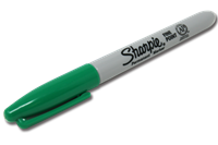 Sharpie Fine Point Green