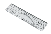 6" Protractor Ruler 180 Degree