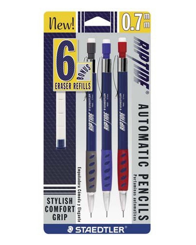 Staedtler Riptide Mechanical Pencil, 3 pack