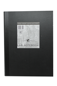 Notebook Lab Black 5X5 Quad Ruled