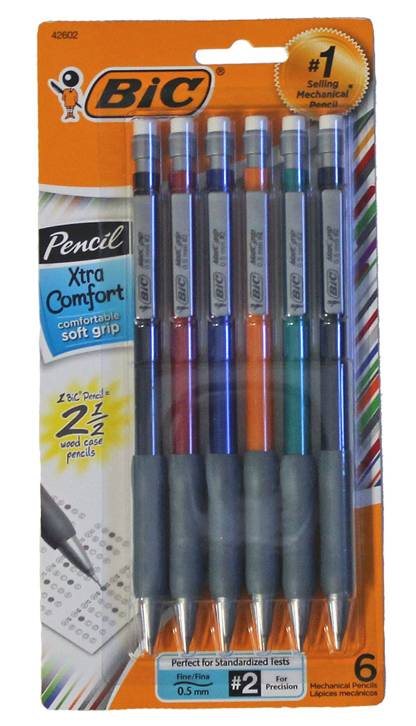 Pencil Bic Matic Grip 6Pk (SKU 1031459358)