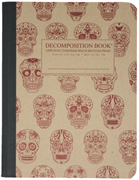 Decomposition Book – College Ruled – Sugar Skulls