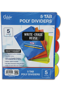 Dividers Poly 5 Tab
