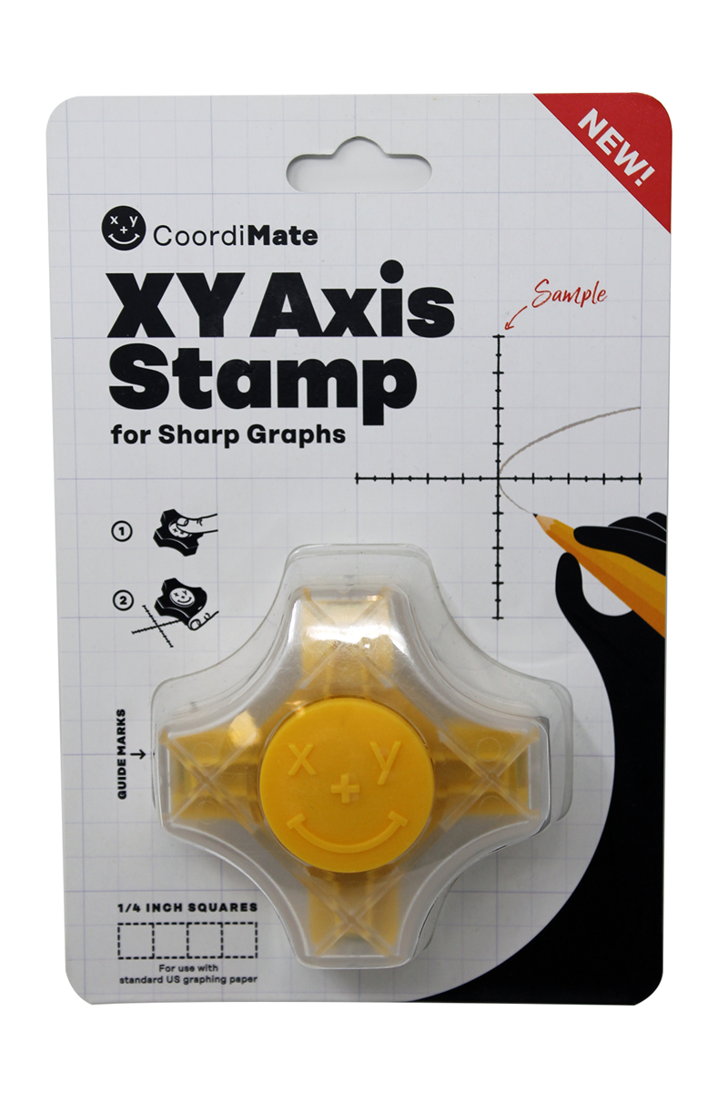 Coordimate Self Inking XY Graph Stamp - US Inch | The Rocker Shop