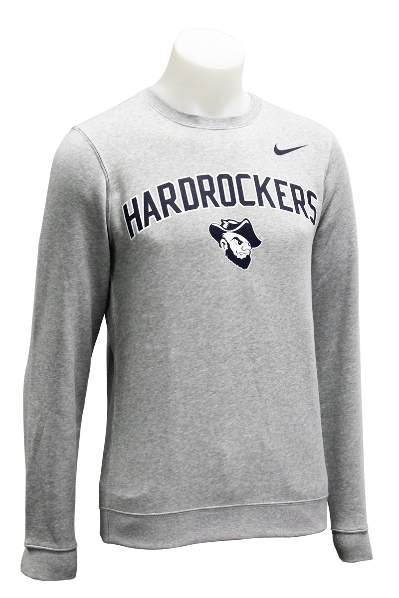 nike swoosh crew sweatshirt dark grey heather nike swoosh crew sweatshirt dark grey heather