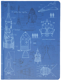 Composition Notebook – Dot Grid – Rocketry