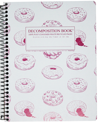 Decomposition Notebook – College Ruled – Spiral Bound – Donut Time