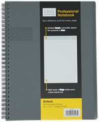 Notebook Professional Idea Collective 9-1/2 X 6-5/8