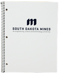 Notebook South Dakota School Of Mines Updated Logo
