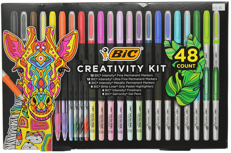 BIC Intensity Permanent Marker, Fine Point, Pastel Colors, Single Marker