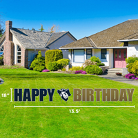 Happy Birthday Lawn Display Sdsm-Lwn-07