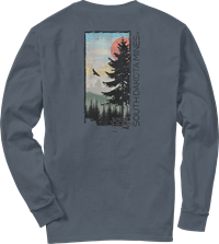 TECHSTYLES LS TEE F24066 MOUNTAIN DREAD