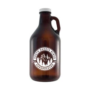 Image of Nordic Growler Amber Glass 64Oz