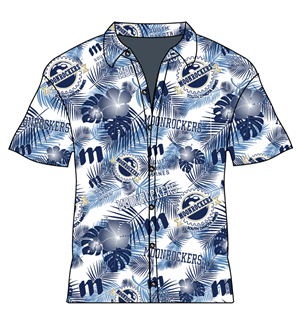 Freedom Wear Ss Button Shirt F25137 Hawaiian