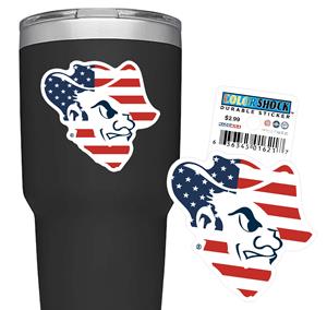 Image of Cdi Sticker Grubby Red White And Blue