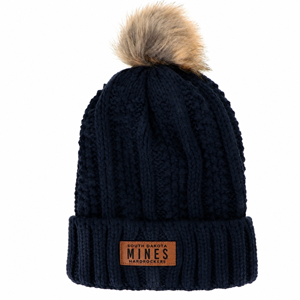 L-2 Stocking Cap F26119 Fur Pom - main view